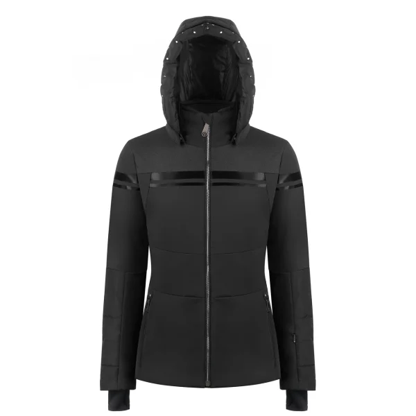 online boutique Sortie 😍 Sports Dhivers Femme Poivre Blanc Veste De Ski/snow Poivre Blanc Stretch Ski Jacket 0804 Black Femme NOIR 👍 3