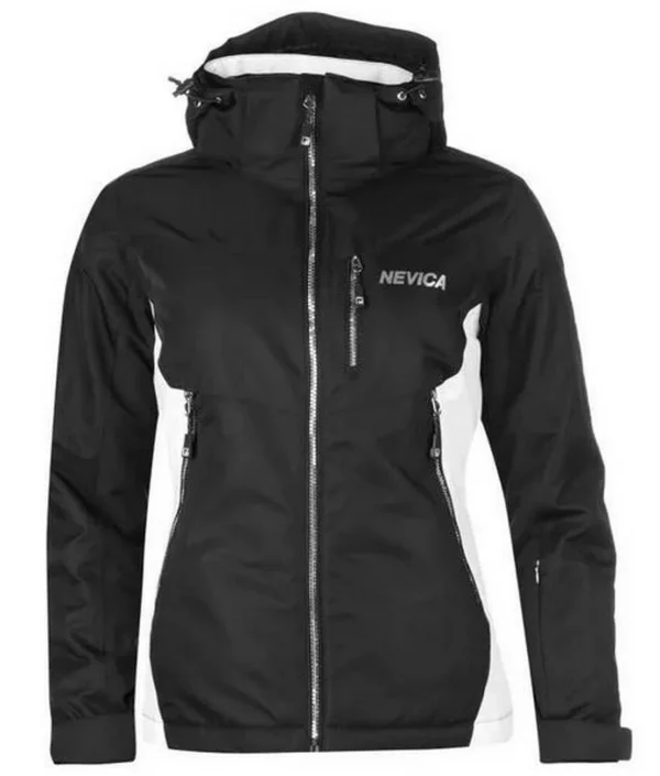 Nouveau 🤩 Ski Femme Nevica Veste De Ski Femme Nevica Noire Blanche Et Rose NOIR 🔔 styles dernier cri 3