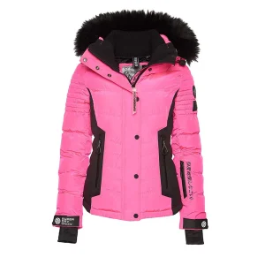 guranteed de qualité Vente flash 😉 Ski Alpin Femme Superdry Superdry Luxe Snow Puffer Doudoune Ski Femme ROSE 🧨 18