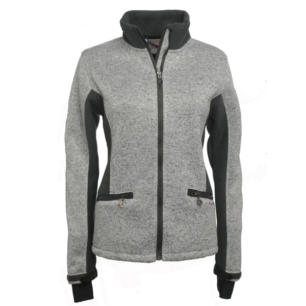 De gros 😀 Mode- Lifestyle Femme Peak Mountain Blouson Polaire Femme Atmos GRIS 😀 outlet soldes 5