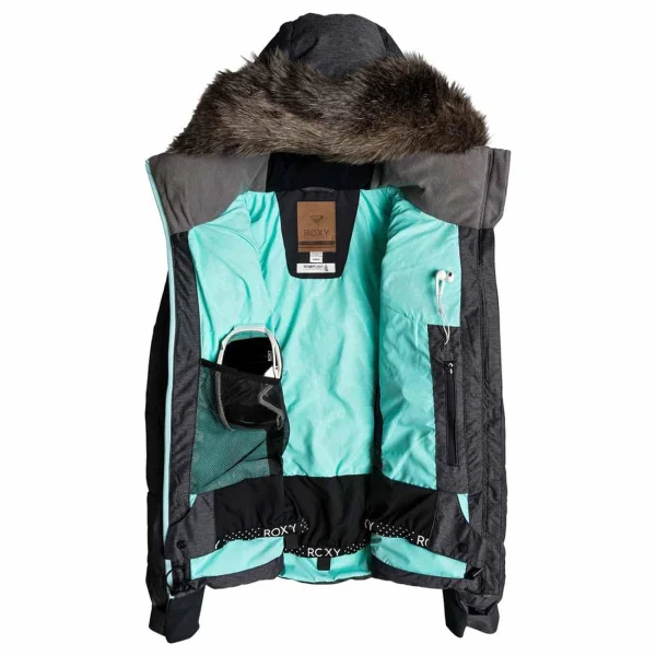 Vente flash ✨ Ski Alpin Femme Roxy Roxy Snowstorm Blouson De Ski Femme NOIR ❤️ vente luxe pas cher 4