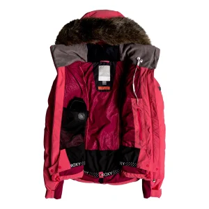 Remise 😍 Ski Alpin Femme Roxy Roxy Snow Storm Blouson Ski Femme ROSE ❤️ Livraison internationale 7