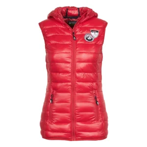 destockage Acheter ⌛ Mode- Lifestyle Femme Peak Mountain Peak Mountain – Doudoune Fine Sans Manches Femme Arcord-rouge ROUGE ⌛ 10