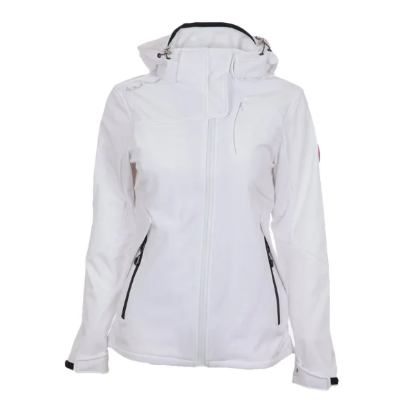 Vente flash 🎁 Ski Alpin Femme Peak Mountain Peak Mountain – Blouson Softshell Femme Avene-blanc BLANC ✨ Livraison rapide 1