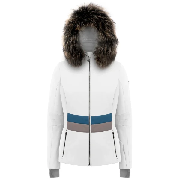 Sortie 👏 Sports Dhivers Femme Poivre Blanc Veste De Ski Poivre Blanc 0800 Multico White Femme BLANC ⭐ boutique paris 1