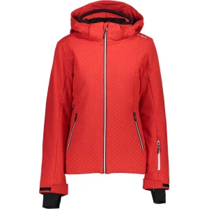 en ligne vente Meilleure affaire 😍 Ski Femme Cmp 👩 Woman Jacket Zip Hood ROUGE ✔️ 10