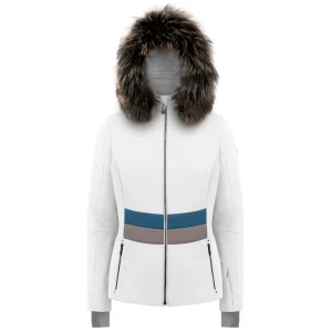 Sortie 👏 Sports Dhivers Femme Poivre Blanc Veste De Ski Poivre Blanc 0800 Multico White Femme BLANC ⭐ boutique paris 14