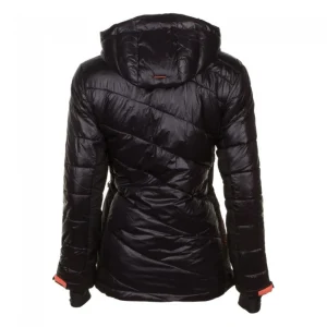 boutique pas cher Bon marché 🎁 Ski Alpin Femme Peak Mountain Peak Mountain – Doudoune Femme Acybrid-noir ORANGE 🔥 18