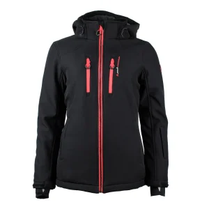 prix pas cher Acheter ❤️ Ski Femme Peak Mountain Blouson Softshell Femme Anadi ROUGE 👍 12