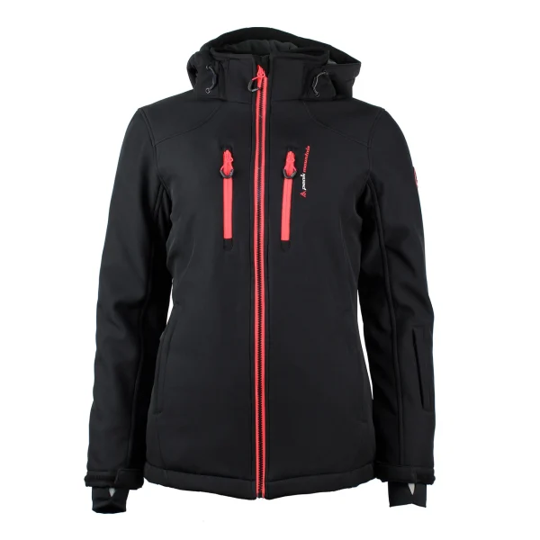 prix pas cher Acheter ❤️ Ski Femme Peak Mountain Blouson Softshell Femme Anadi ROUGE 👍 4