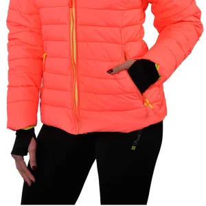 marques de renommée Meilleur prix 💯 Ski Alpin Femme Peak Mountain Peak Mountain – Doudoune Femme Aptis-corail ORANGE ⌛ 12