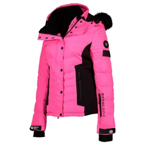 guranteed de qualité Vente flash 😉 Ski Alpin Femme Superdry Superdry Luxe Snow Puffer Doudoune Ski Femme ROSE 🧨 12