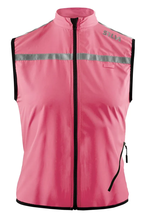 Offres 👏 Montagne Femme Silva Silva Visibility Vest ROSE 😍 meilleur cadeau 3