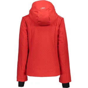 en ligne vente Meilleure affaire 😍 Ski Femme Cmp 👩 Woman Jacket Zip Hood ROUGE ✔️ 12