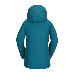 qualité supérieure Meilleure affaire 😍 Sports Dhivers Femme Volcom Veste De Ski/snow Volcom Shelter 3d Stretch Bleu Femme BLEU 🔔 9