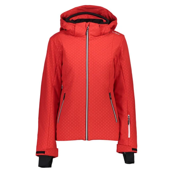 en ligne vente Meilleure affaire 😍 Ski Femme Cmp 👩 Woman Jacket Zip Hood ROUGE ✔️ 1