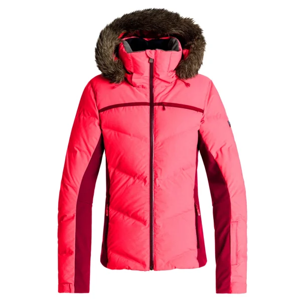 Remise 😍 Ski Alpin Femme Roxy Roxy Snow Storm Blouson Ski Femme ROSE ❤️ Livraison internationale 1